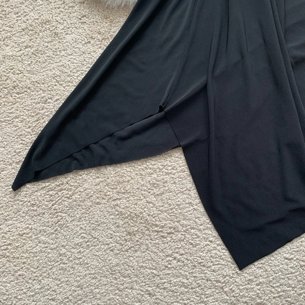 Abria Black Asymmetrical Sleeveless Dress- Size Small - Picture 8 of 9